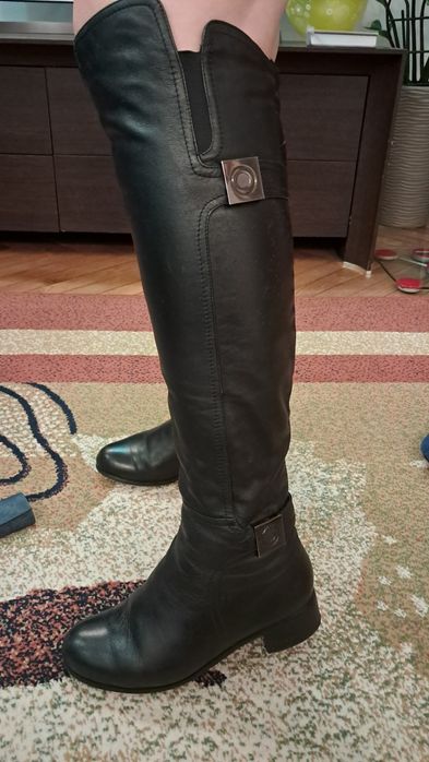 Чоботи зимові. Високі.  Чорні