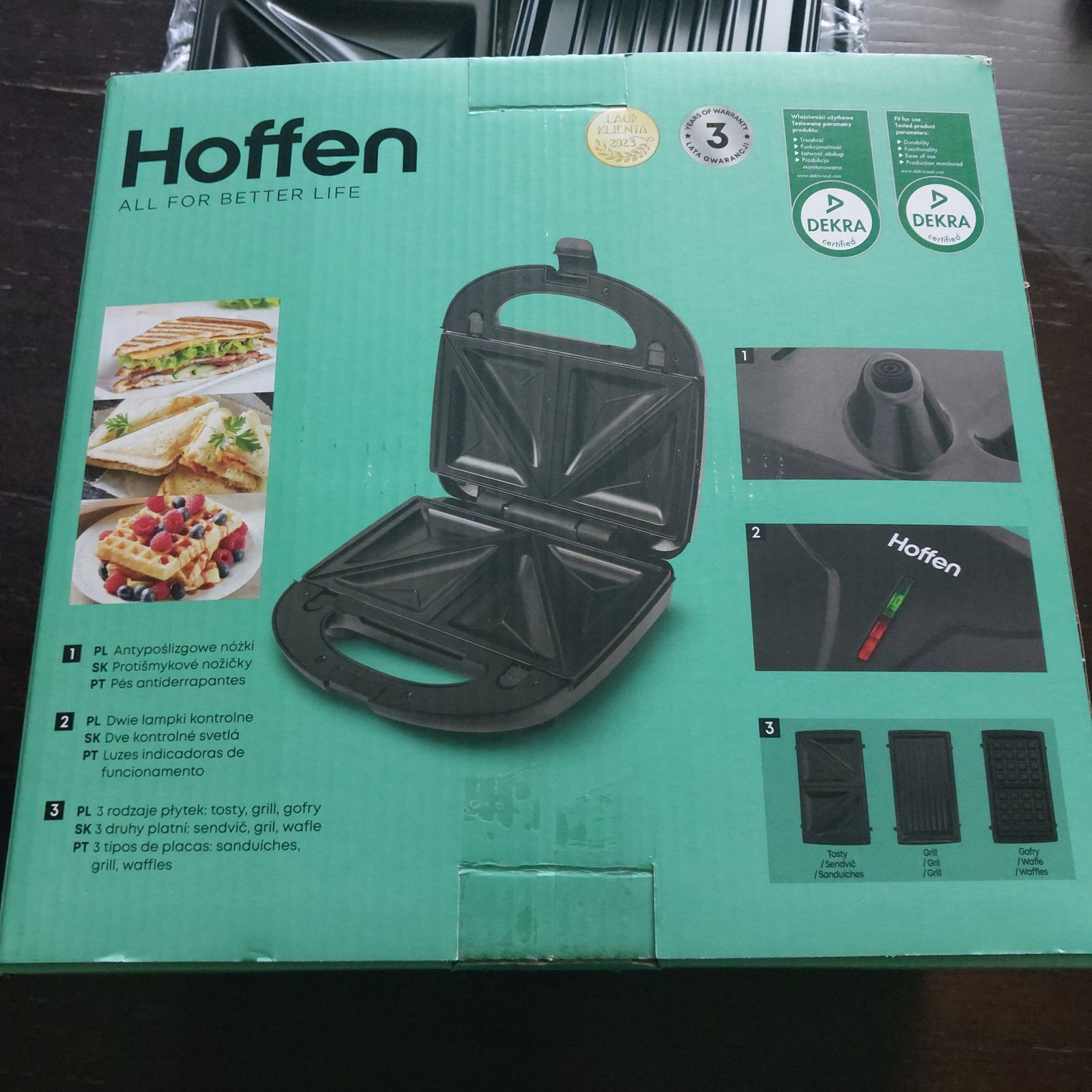 Opiekacz 3 w 1 Hoffen