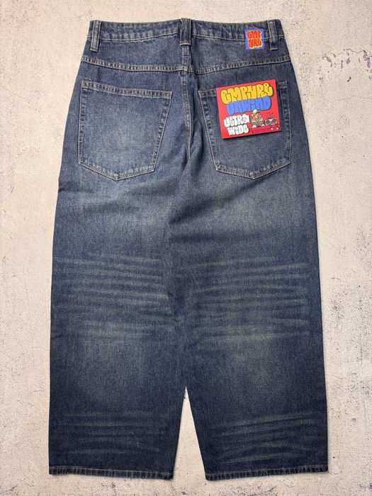 Штани Empyre Ultra Wide Leg Bronco Wash 30(S) Темно Сині