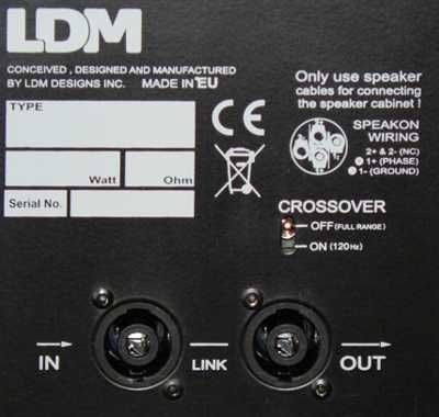 LDM GSB-1018X subbas pasywny 1000W RMS 18" 8 ohm subwoofer pasywny