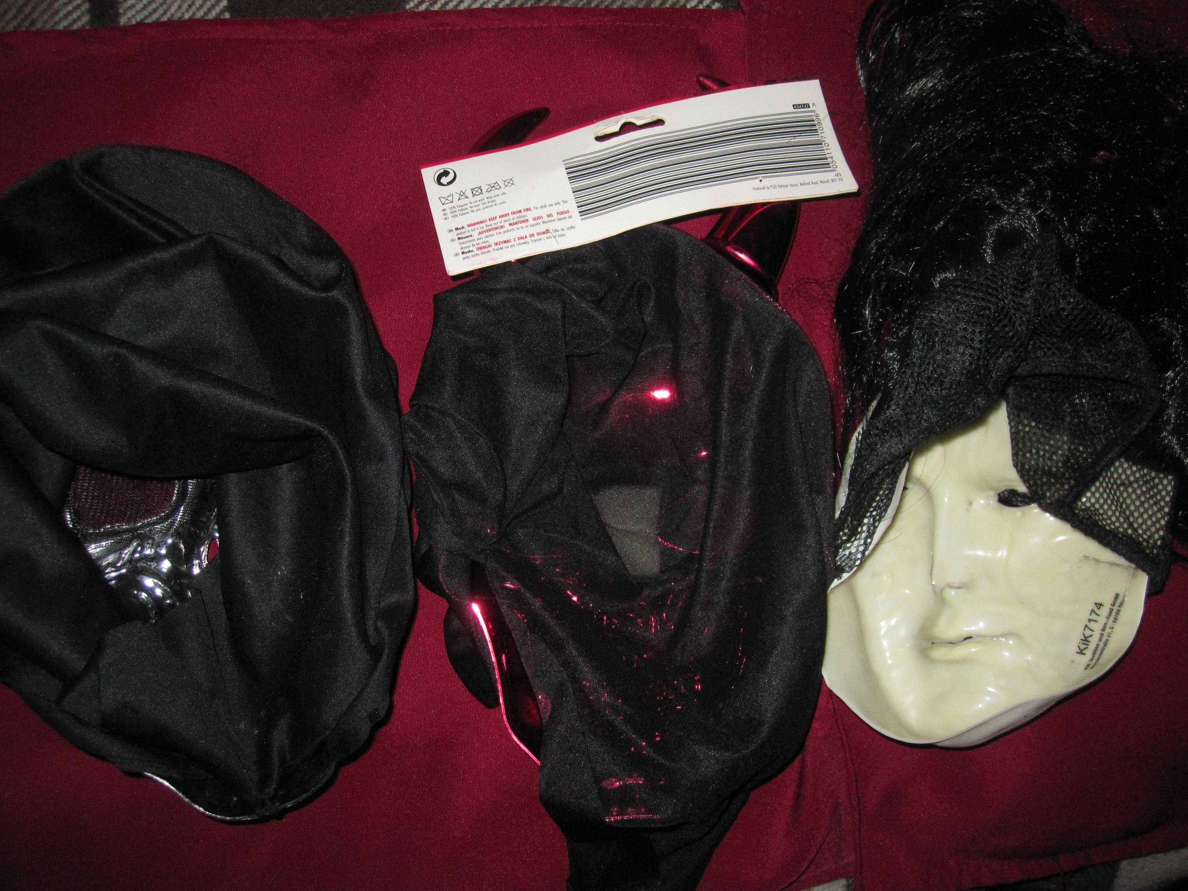 маски карнавальные и перчатки
