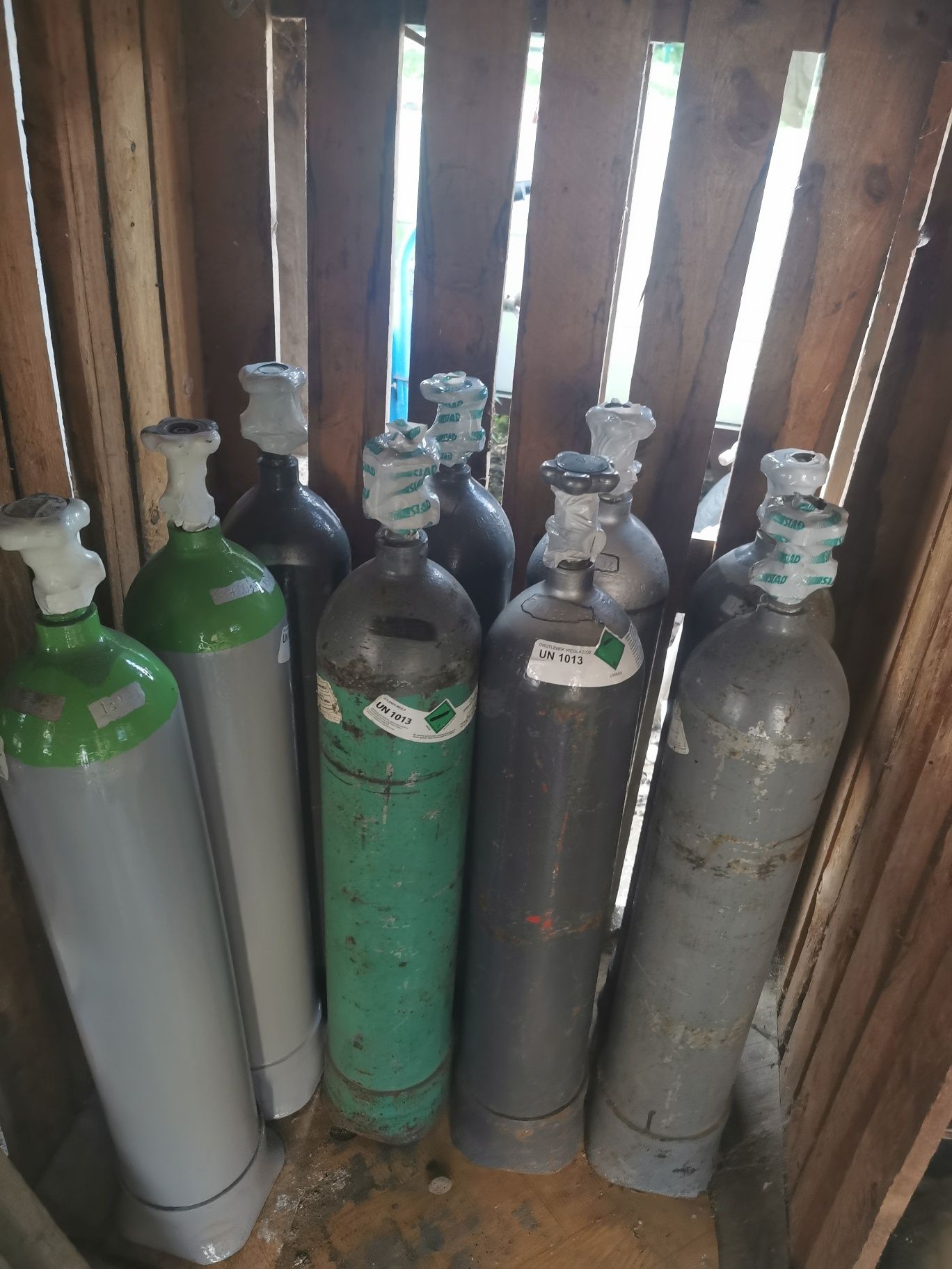 Butla co2  10szt 6kg pełna   8ll dowoz