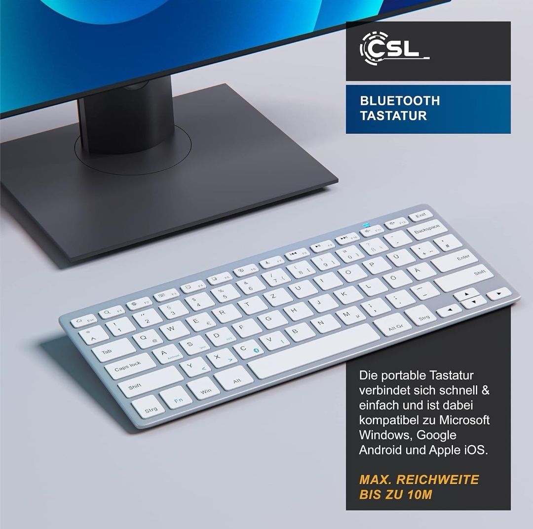 CSL – slim klawiatura Bluetooth