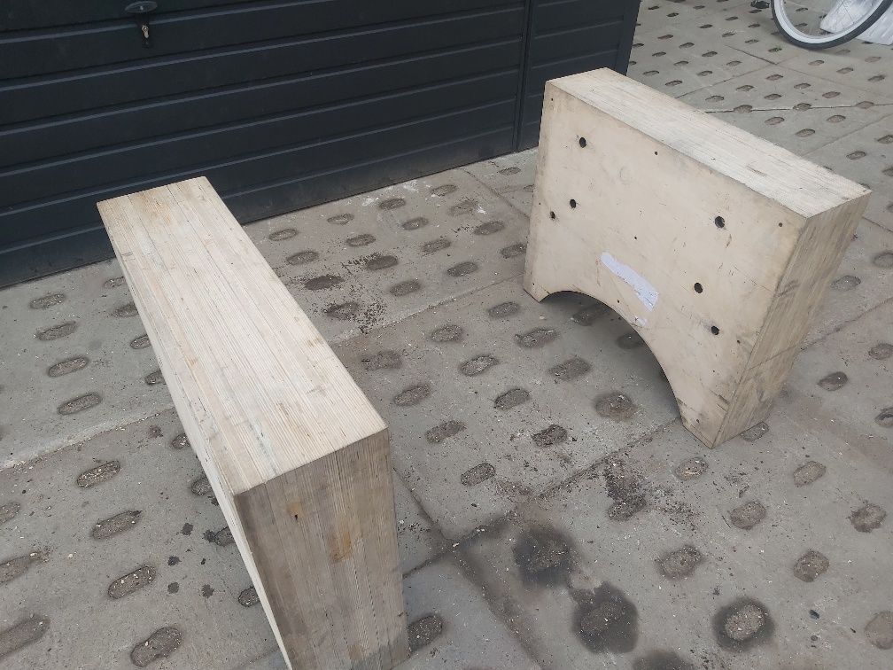 Drewno nogi stół