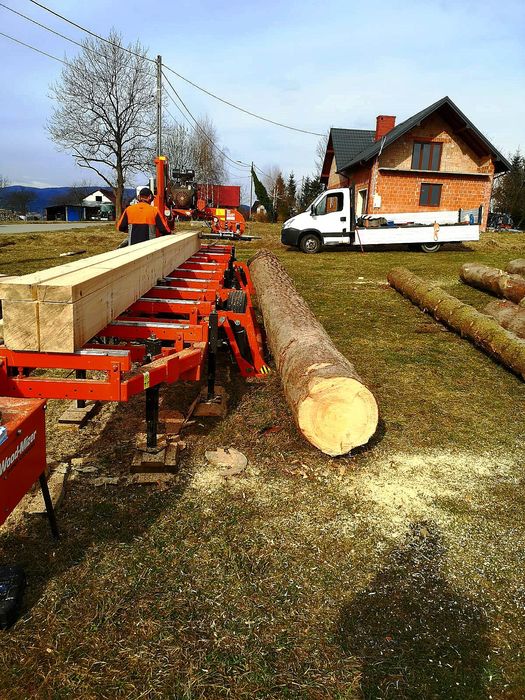 Tartak mobilny przewoźny objazdowy obwoźny