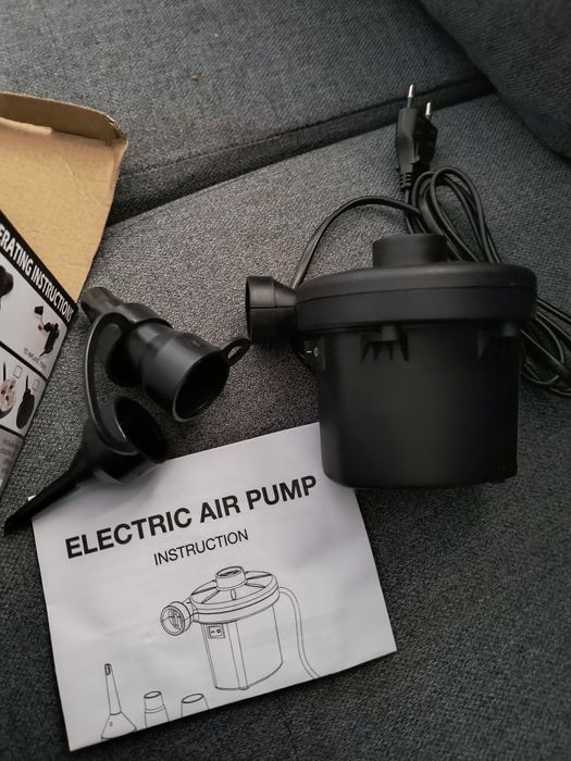 Pompka elektryczna do pompowania materacy basenu