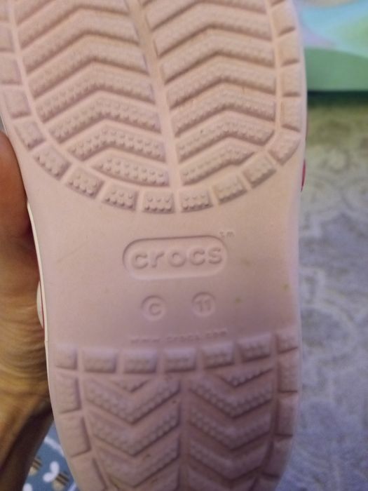 Różowe Crocsy dla dziewczynki, rozm. C11