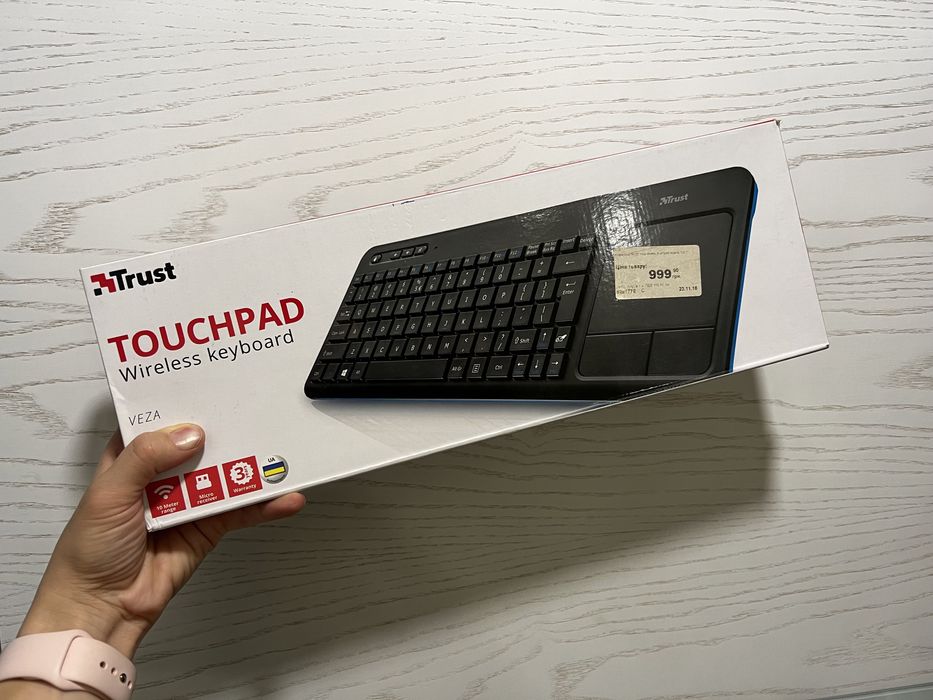 Trust touchpad keyboard беспроводная клавиатура