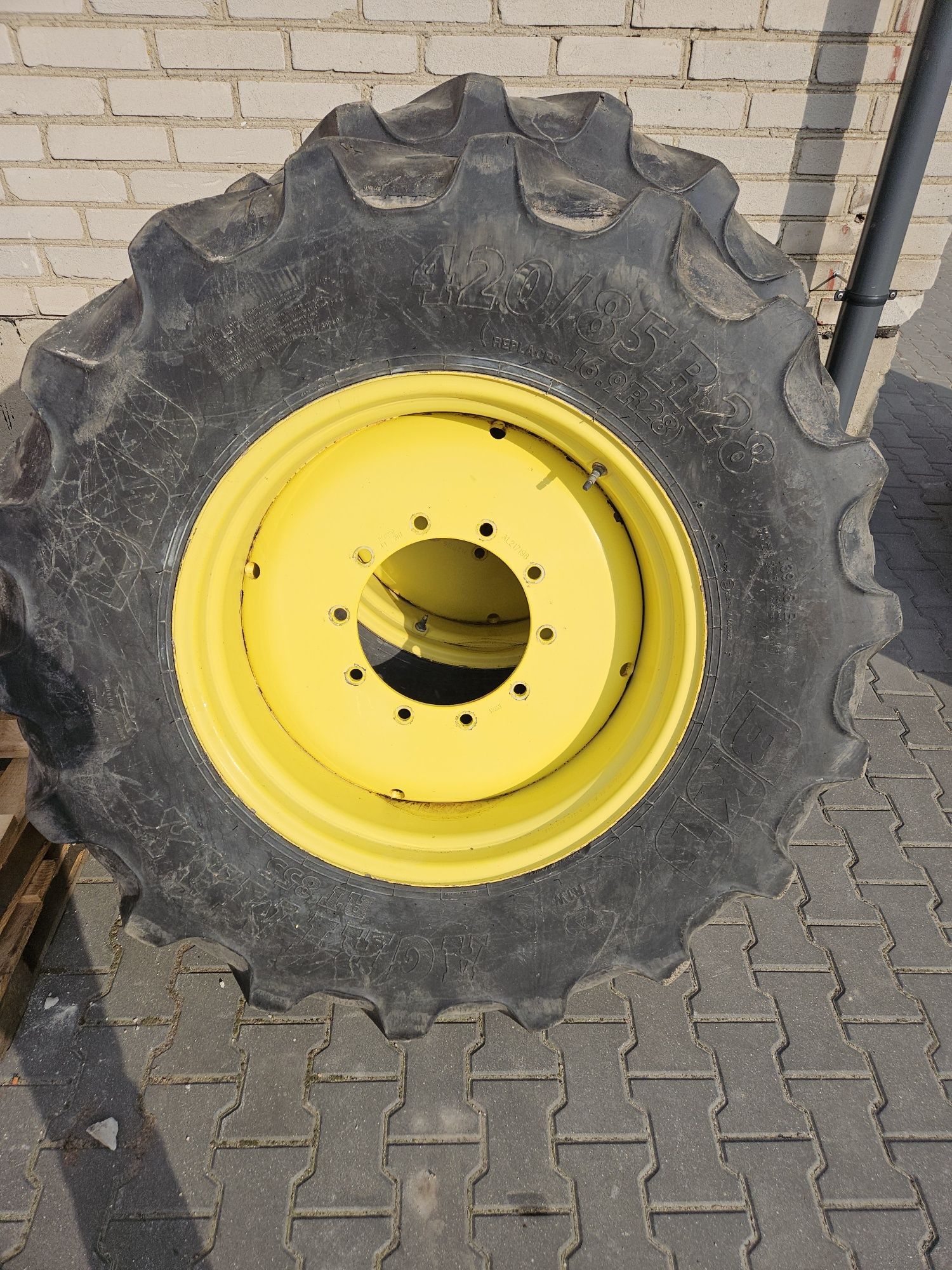 Koła John Deere komplet