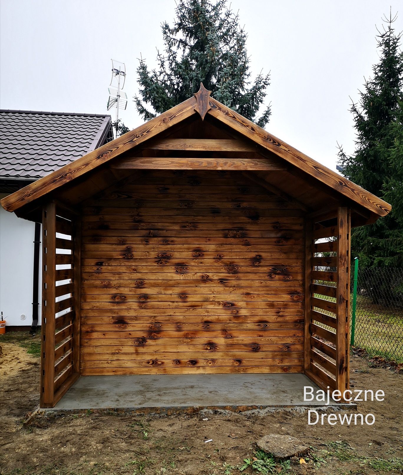Domek narzędziowy ( świerk skandynawski) Bajeczne Drewno