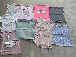 110 zestaw bluzeczki t-shirt koszulka