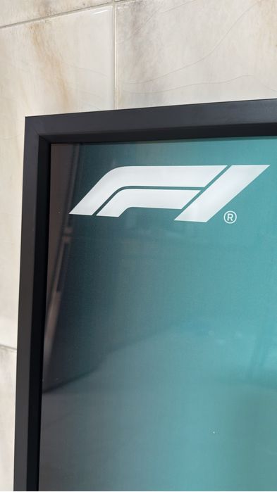 Quadro em madeira e acrilico para mercedes amg f1 w14
