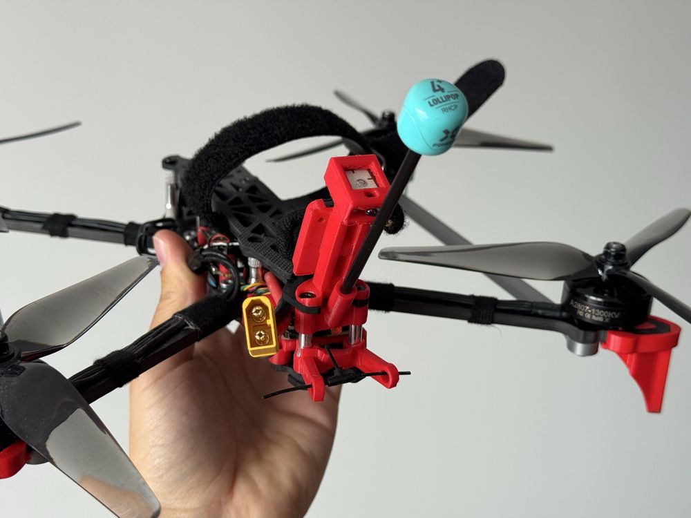 Dron 7 cali mark5 long range analog 6s ELRS