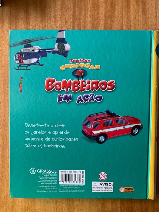 Livro "Bombeiros em acção"
