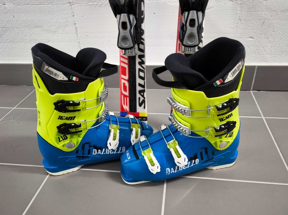 Narty junior Salomon Equipe 130 cm z butami Dalbello Team 260 mm