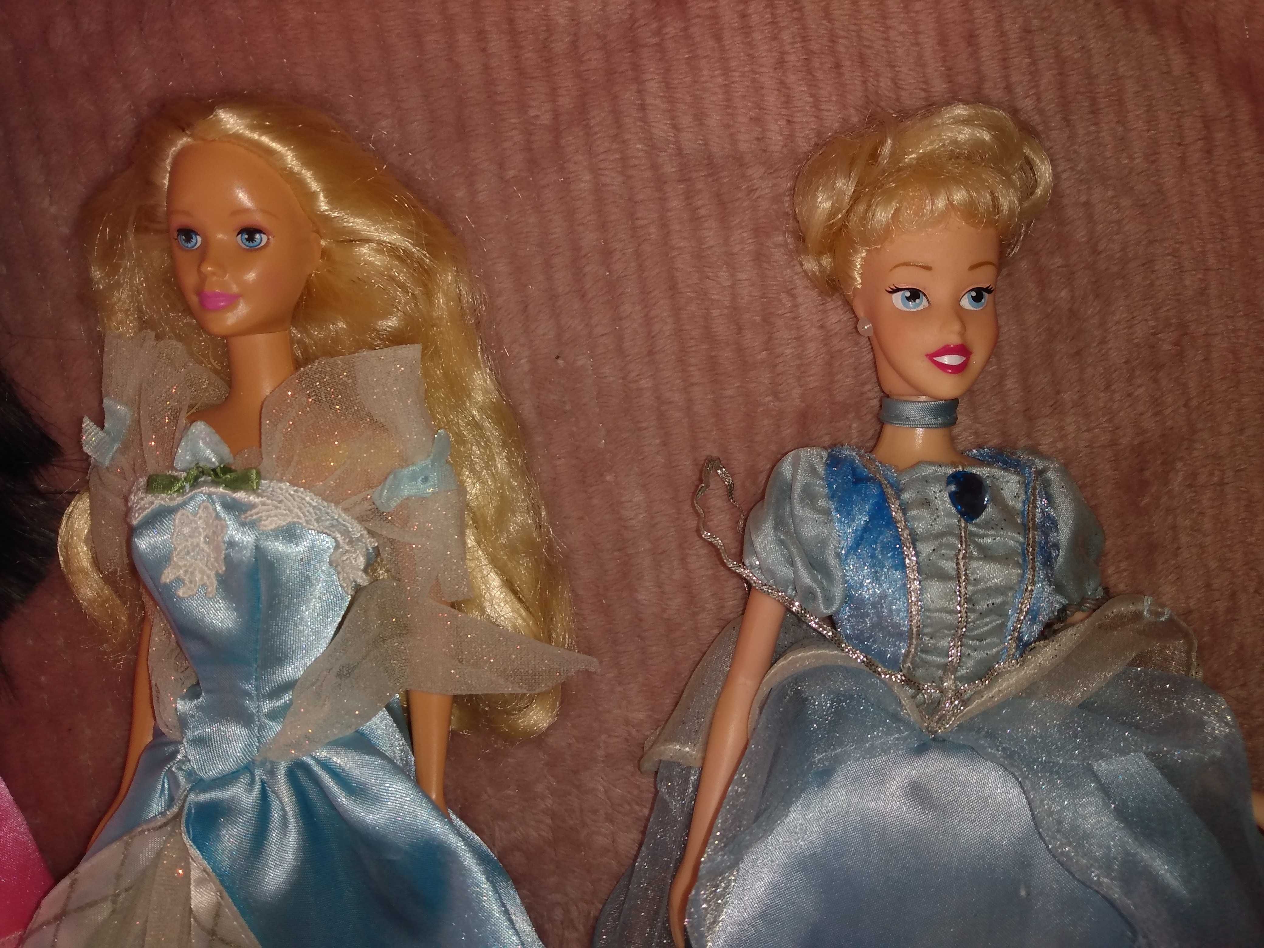 Zestaw lalek lalki Śpiąca Królewna, Kopciuszek, Mulan Barbie Disney