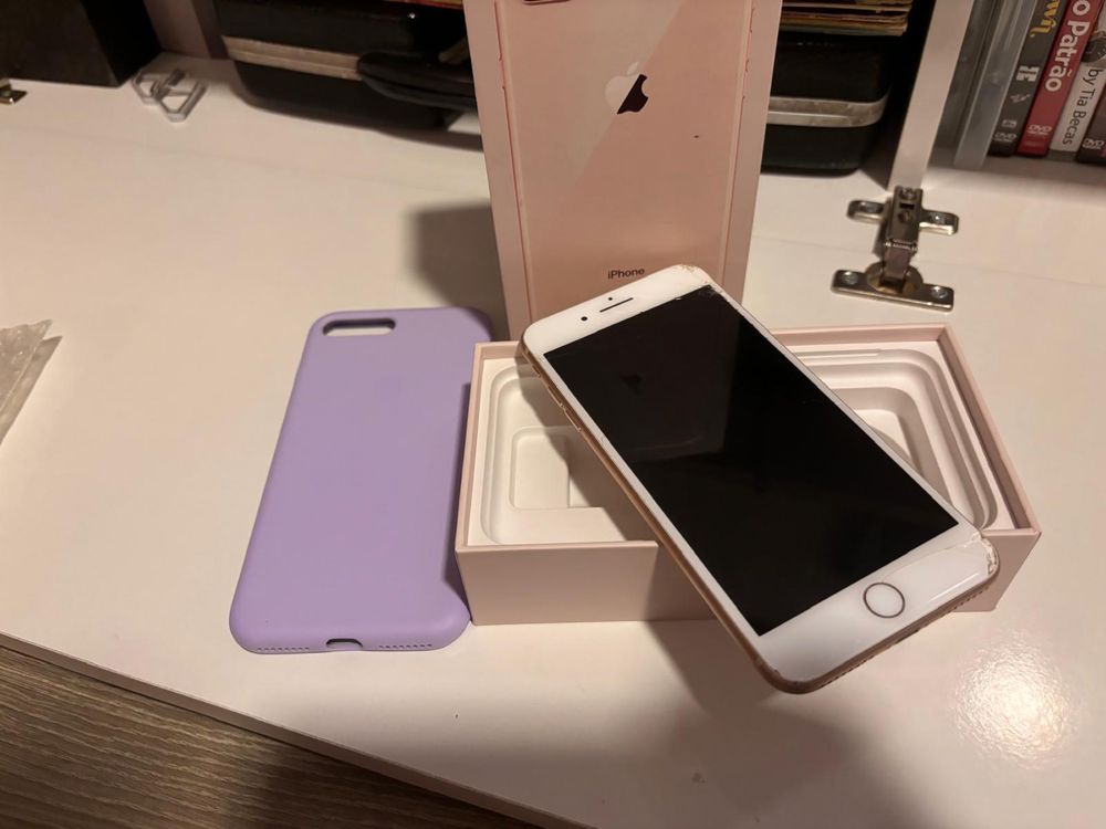 IPNHONE 8 PLUS - ROSE GOLD -  64 GB - TUDO DE ORIGEM