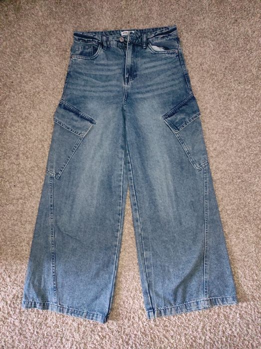 Продам джинсові штани палаццо
