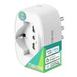Wtyczka Smart Wifi Meross Biały, Licznik Prądu, Przejściówka It Na Eu