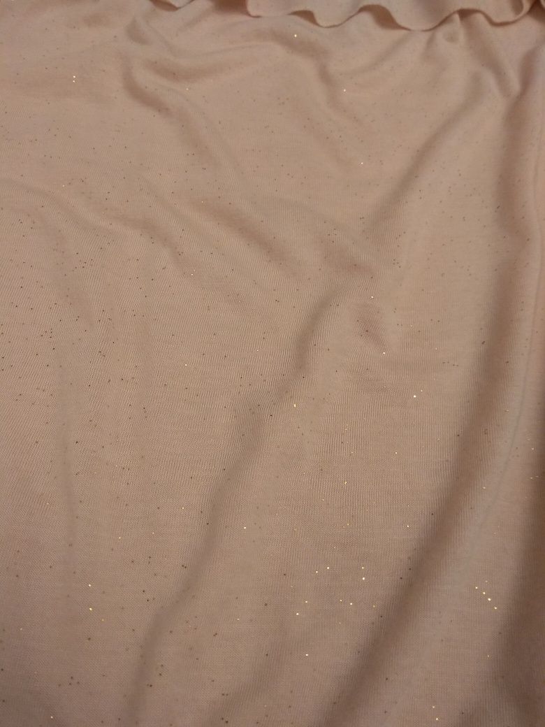 Bluzka na ramiączka H&M rozm. 158/164 różowa z brokatem