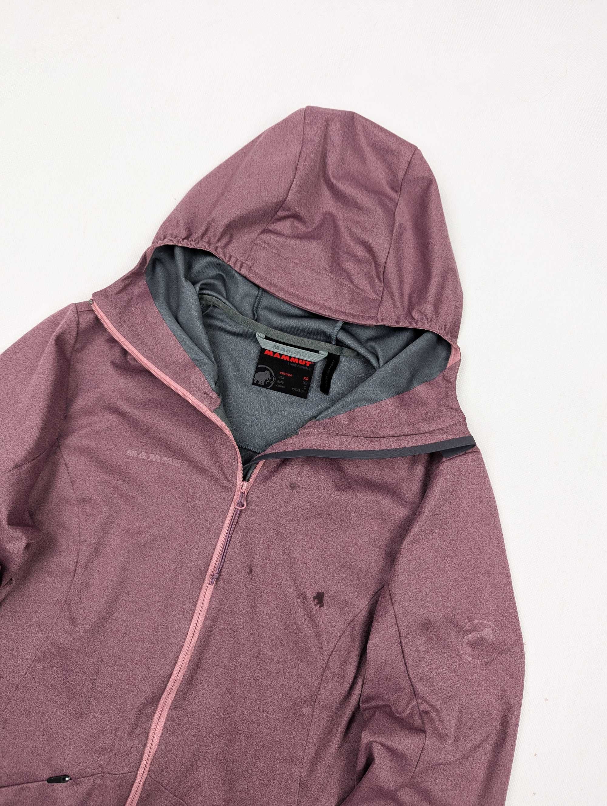 Mammut kurtka różowa gore windstopper XS