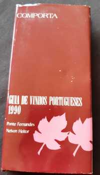 Guia e vinhos portugueses 1990 de Nelson Heitor e Ponte Fernandes