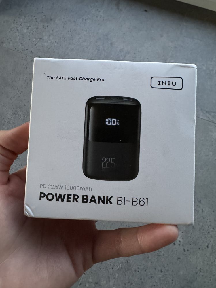Павербанк-зарядний пристрій INIU BI-B61 10000mAh 22.5W Black