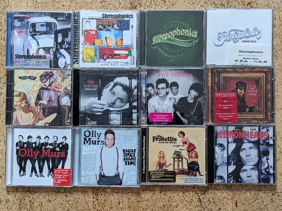 CD диски Biffy Clyro, The Smiths, Feeder, Reef, Dodgy Jam, Fratellis