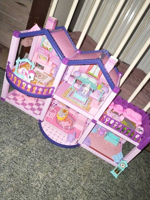 NOWY Domek Dla Lalek Duży Dla Dzieci Dziewczynki Zabawki - Na PREZENT