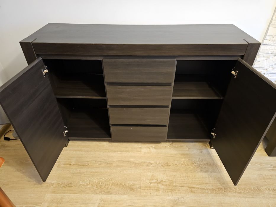 Komplet BRW komoda plus szafka RTV wenge