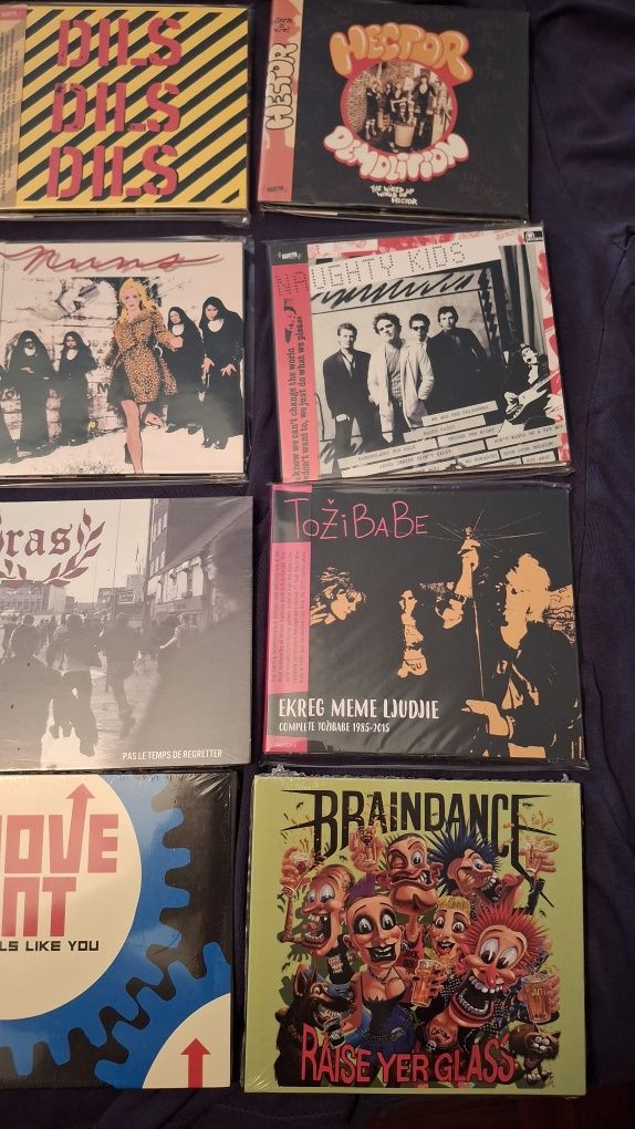 Lote Punk hardcore oi Dils discharge ras brats kids nuns kbd