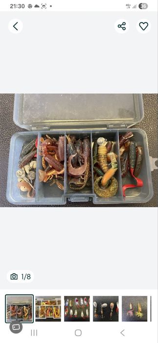 Силиконовые рыбацкие приманки блёсна