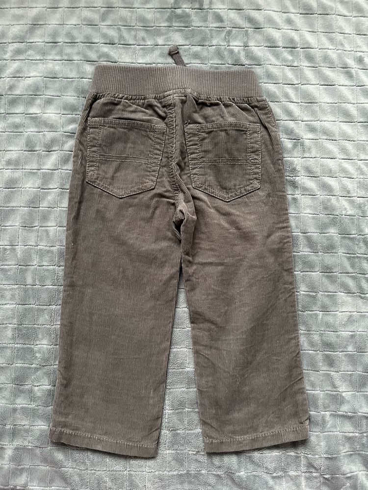 Spodnie sztruksowe r. 86-92, na wiek 18-24 m-ce