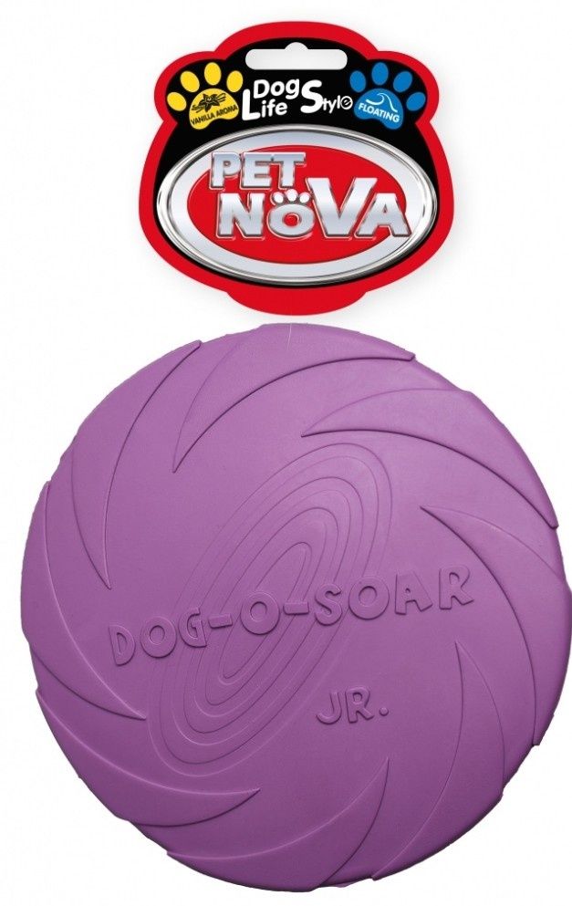 Frisbee, Dysk gumowy , 22cm fioletowy