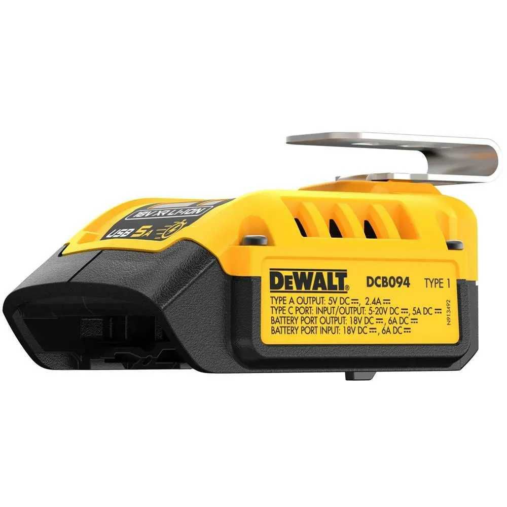 DeWALT DCB094K USB адаптер з блоком живлення