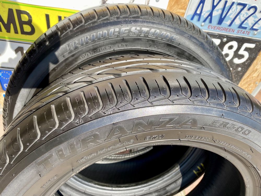 R16 195/55 Bridgestone TuranzaER300 Літні Шини Резина Гума з Німеччини