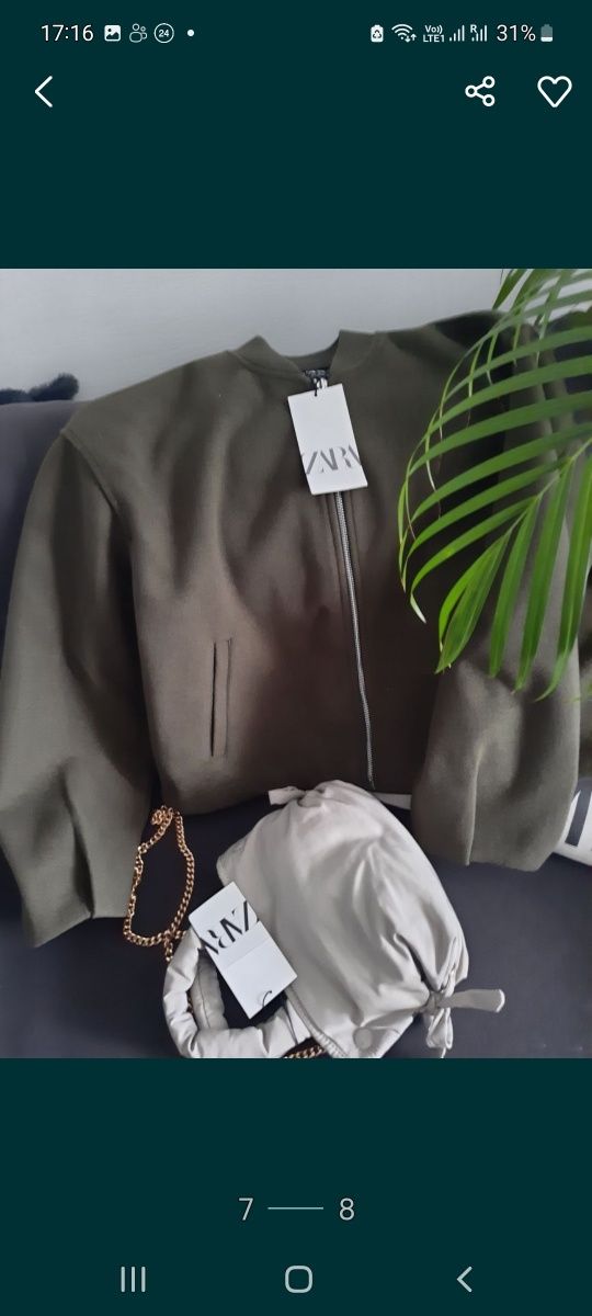 Бомбер куртка жилетка плащ Zara зара