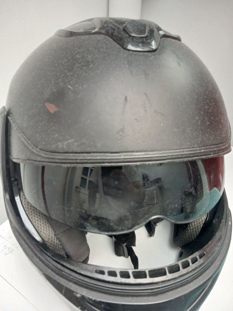 Vendo capacete usado + porte para gps