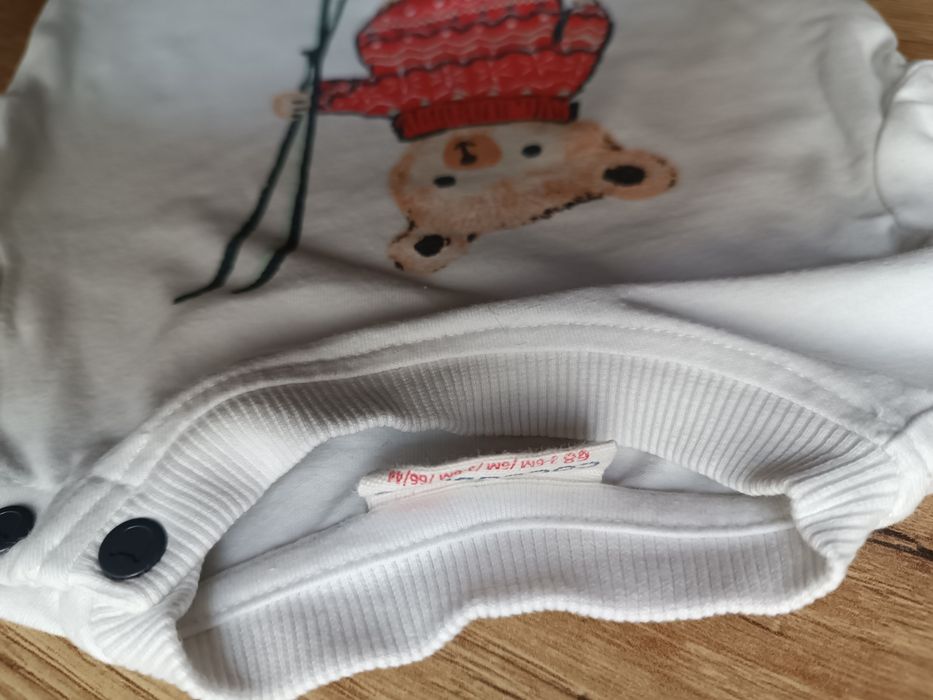 Bluzka bluzeczka t-shirt bluza coccodrillo 68 świąteczne zimowe