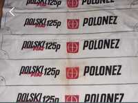 Naszywka z napisem FSO  Polonez 125p