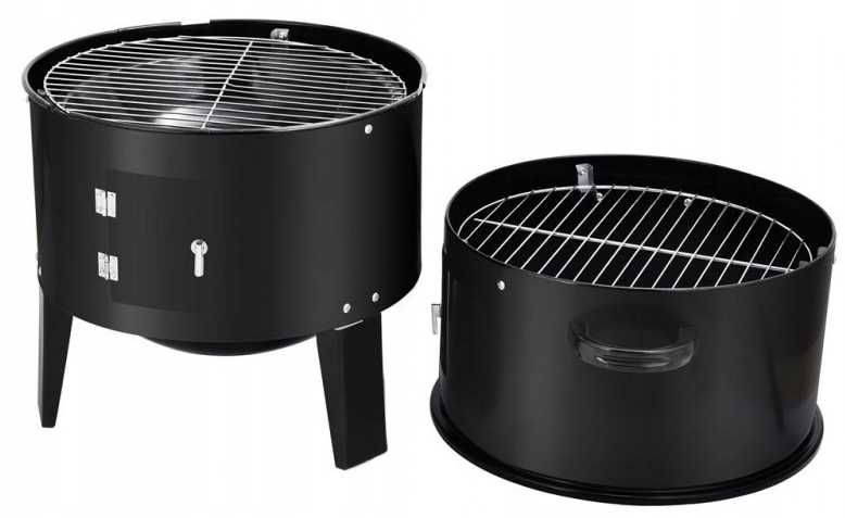 GRILL ogrodowy + wędzarka WĘDZARNIA 3w1,
