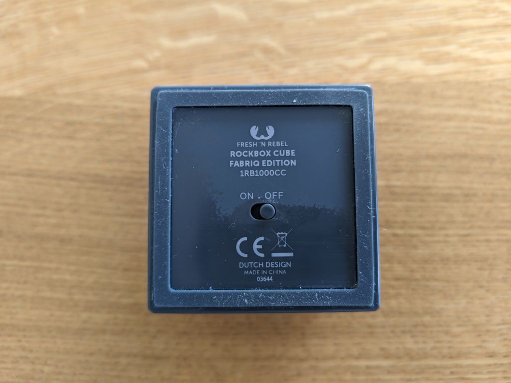 Głośnik bluetooth Fresh n' rebel Rockbox Cube fabric edition