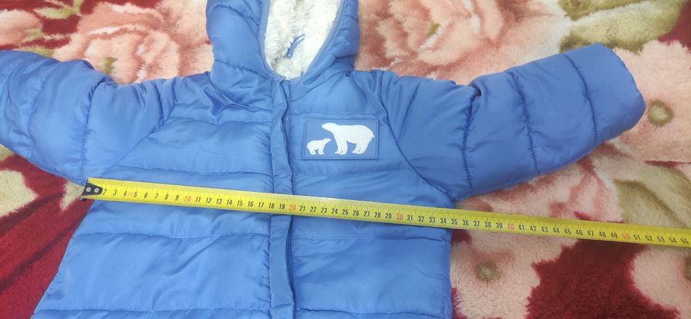 Зимовий комбінезон на хлопчика, розмір 86-92