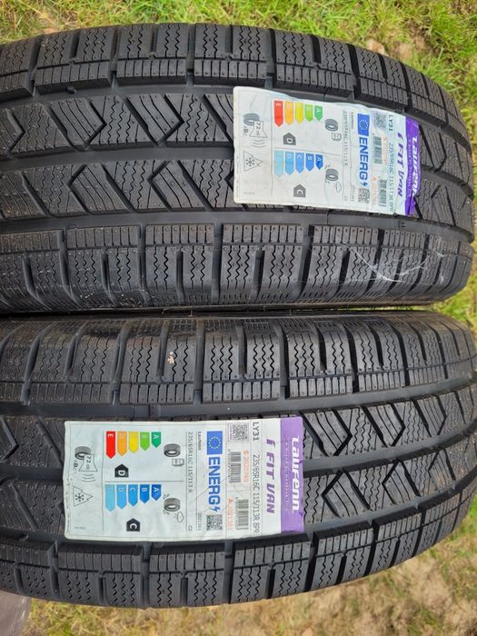 Nowe opony zimowe 235 65 r16C 2szt Laufenn 2024r. Faktura