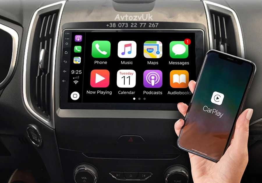 Магнитола EDGE Ford Едж Эдж GPS USB Tesla Навигация CarPlay Android 13