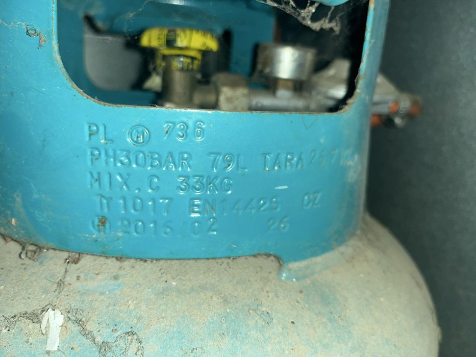 Butla 33kg propan butan butle do ogrzewania zestaw butli