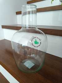 Szklany wazon z recyklingu Duży NOWY