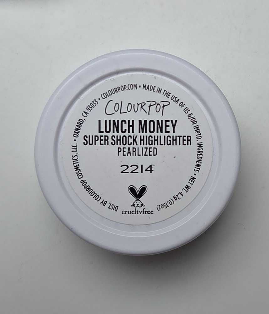 Colourpop rozświetlacz Super Shock Lunch Money