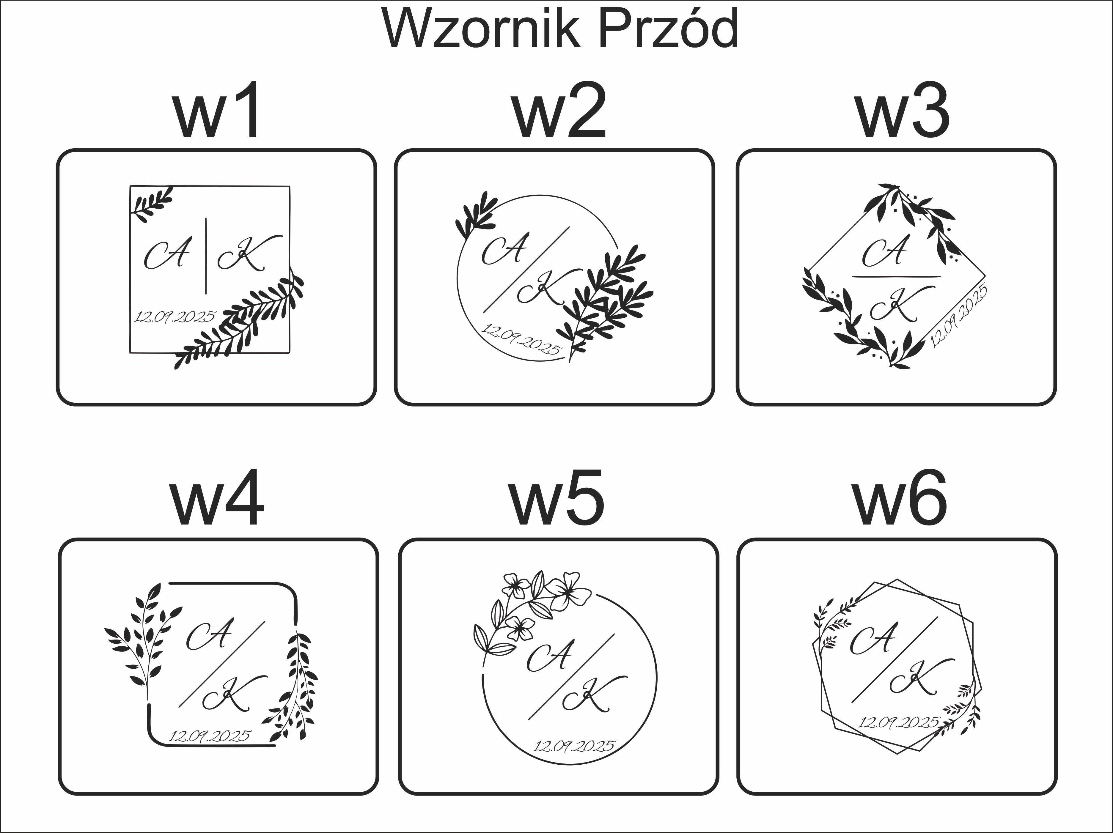 Pudełko na obrączki - Seria 2024 / Ślub - Wesele