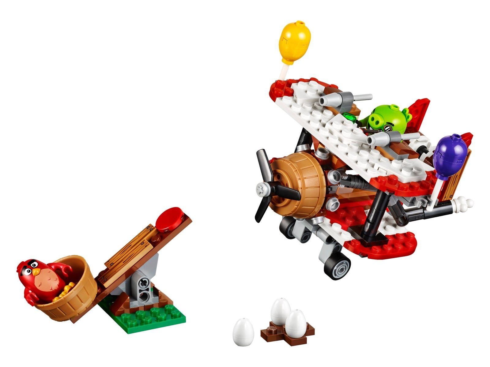 LEGO ANGRY BIRDS 75822 Atak Samolotem Świnek